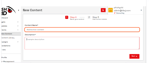 Setting up redirection to your own awareness content 2 Setting up redirection to your own awareness content