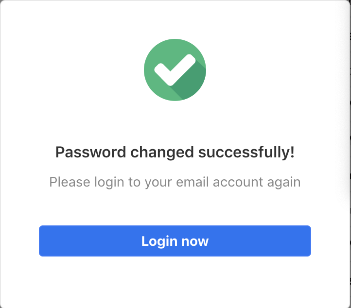 Updating passwords - Email Security Best Practices