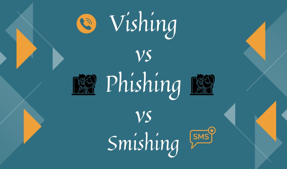 Vishing vs Phishing vs Smishing
