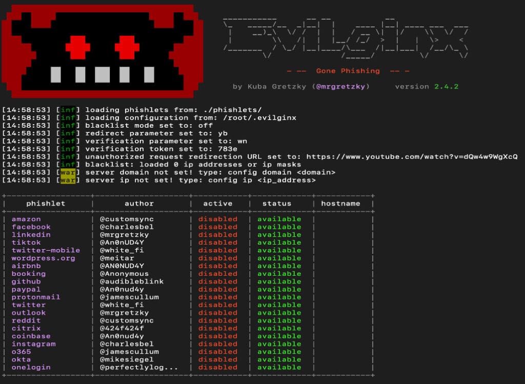 Evilginx2 - Best Phishing Tool